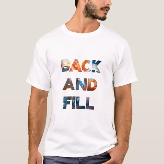 Zurück und Füllen T-Shirt (Vorderseite)