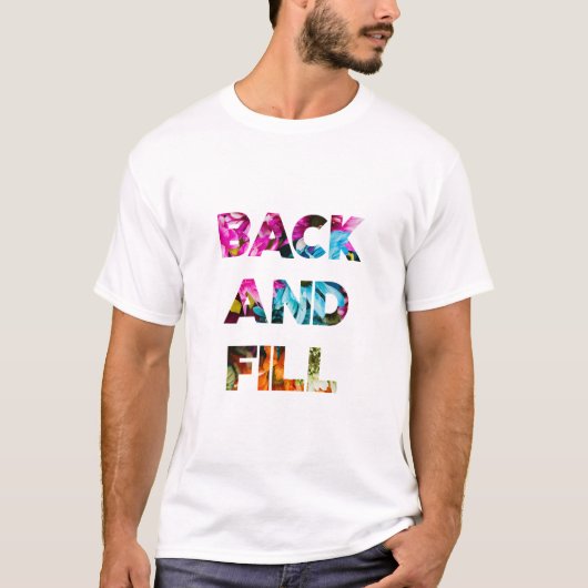 Zurück und Füllen T-Shirt (Vorderseite)