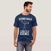 Zurück versuche ich Science Funny Chem T-Shirt (Vorne ganz)