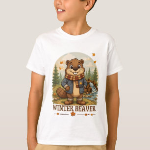 Zurück vom Fluss, zurück zum Damm – Süßer Biber T-Shirt