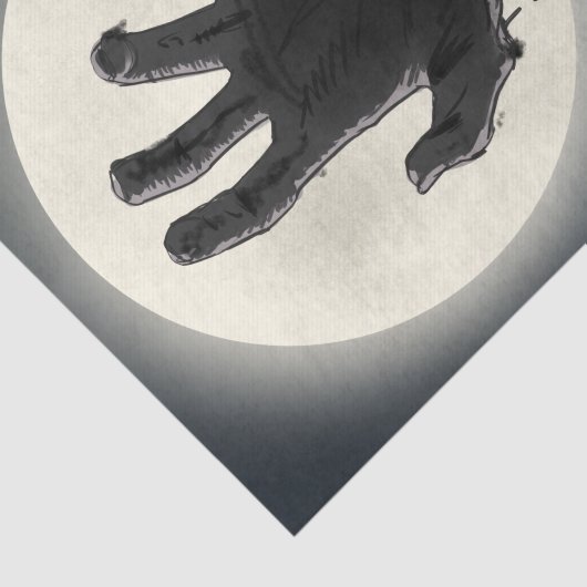 Zurück vom Grave Zombie Friedhof Seidenpapier (Ausschnitt)