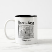 ZURÜCK VON DEN YARDS CHICAGO ZWEIFARBIGE TASSE (Links)