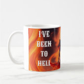 ZURÜCK VON HELL-DESIGN KAFFEETASSE (Links)