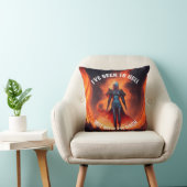 ZURÜCK VON HELL-DESIGN KISSEN (Stuhl )