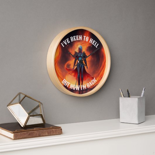 ZURÜCK VON HELL-DESIGN UHR (Büro)