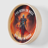 ZURÜCK VON HELL-DESIGN UHR (Winkel)