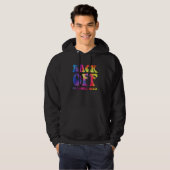 Zurück von mir bin Postarbeiter Hoodie (Vorne ganz)