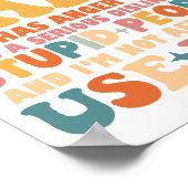 Zurück weg habe ich eine verrückte Nana Poster (Ecke)