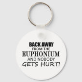 Zurück weg vom Euphonium Schlüsselanhänger (Vorderseite)