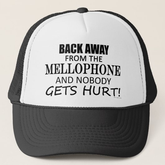 Zurück weg vom Mellophone Truckerkappe (Vorderseite)