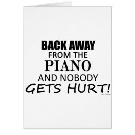 Zurück weg vom Piano