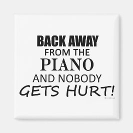 Zurück weg vom Piano Magnet
