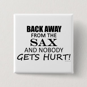 Zurück weg von dem Saxophon Button