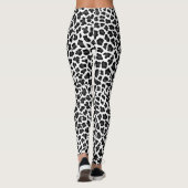 Zurück Weiße Leggings Tierprägung (Rückseite)
