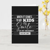 (zurück) Wenn es um mein Kind geht, werde ich auf Karte (Gelbe Blume)