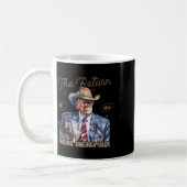 Zurück Western Cowboy Trump 2024 Amerika Ba Kaffeetasse (Links)