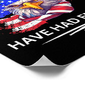 Zurück - wir, die Menschen haben genug Poster (Ecke)