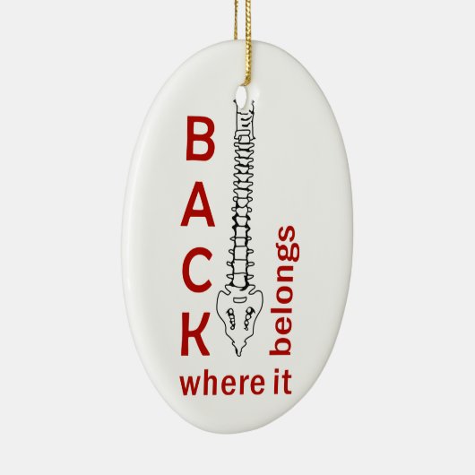 Zurück, wo es hingehört keramik ornament (Rechts)