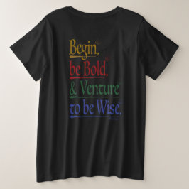 Zurück - Zauberhaftes Angebot Plus Größe T-Shirt