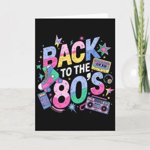 Zurück zu 80er 1980er Vintage Achtziger Retro Gebu Karte