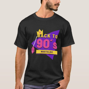 Zurück zu 90er Nostalgie-Party Hip Hip Rap R&b Vin T-Shirt