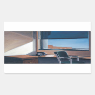 Zurück zu Arbeit 2003 Rechteckiger Aufkleber