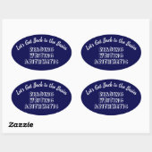 Zurück zu Basics-Stickern/Labels Ovaler Aufkleber (Blatt)