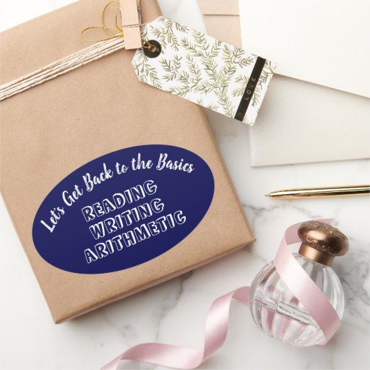 Zurück zu Basics-Stickern/Labels Ovaler Aufkleber (Schenken)