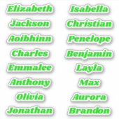 Zurück zu benutzerdefinierten Aufklebern für mehre Aufkleber (Vorderseite)