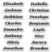 Zurück zu benutzerdefinierten Aufklebern für mehre Aufkleber (Vorderseite)