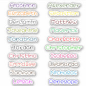 Zurück zu benutzerdefinierten Aufklebern für mehre Aufkleber (Vorderseite)