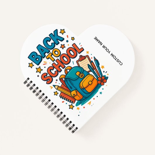 ZURÜCK ZU DEINER SCHULE NOTIZBLOCK (Vorderseite)