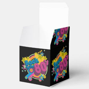 Zurück zu dem Retro Würfel Achtzigerjahre der Geschenkschachtel