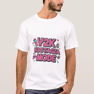 Zurück zu den 2000er Retro-Design Vintage-Themenpa T-Shirt