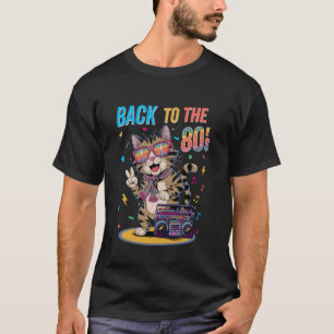 Zurück zu den 80er-Katzen-Party-Outfit 80er-Outfit T-Shirt