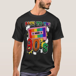 Zurück zu den 90ern 90er Disco Radio und Techno Är T-Shirt