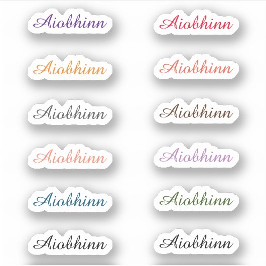 Zurück zu den Aufklebern für Schulnamen Aufkleber (Vorderseite)