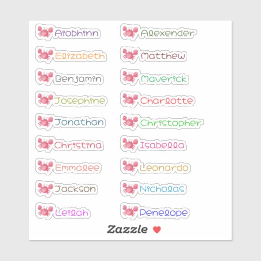 Zurück zu den benutzerdefinierten Stickern für meh Aufkleber (Blatt)