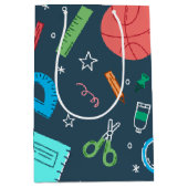 Zurück zu den blauen Vorräten der Schule Mittlere Geschenktüte (Vorderseite)