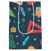 Zurück zu den blauen Vorräten der Schule Mittlere Geschenktüte (Rückseite)