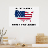 Zurück zu den Champs-ons Poster (Küche)