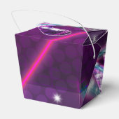 ZURÜCK ZU DEN Glam Dance Gastgeschenk Boxen der 80 Geschenkschachtel (Rückseite)