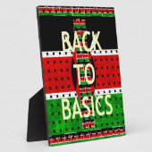 Zurück zu den Grundlagen: Kenia Flag Themed Wealth Fotoplatte (Seite)