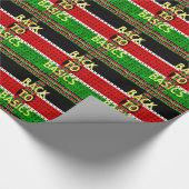 Zurück zu den Grundlagen: Kenia Flag Themed Wealth Geschenkpapier (Ecke)
