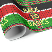 Zurück zu den Grundlagen: Kenia Flag Themed Wealth Geschenkpapier (Rolleneckpunkt)