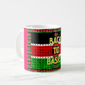 Zurück zu den Grundlagen: Kenia Flag Themed Wealth Kaffeetasse (Vorderseite Links)