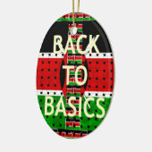 Zurück zu den Grundlagen: Kenia Flag Themed Wealth Keramik Ornament (Links)