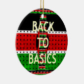 Zurück zu den Grundlagen: Kenia Flag Themed Wealth Keramikornament (Rechts)