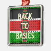 Zurück zu den Grundlagen: Kenia Flag Themed Wealth Ornament Aus Metall (Links)