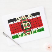 Zurück zu den Grundlagen: Kenia Flag Themed Wealth Rechteckiger Aufkleber (Umschlag)
